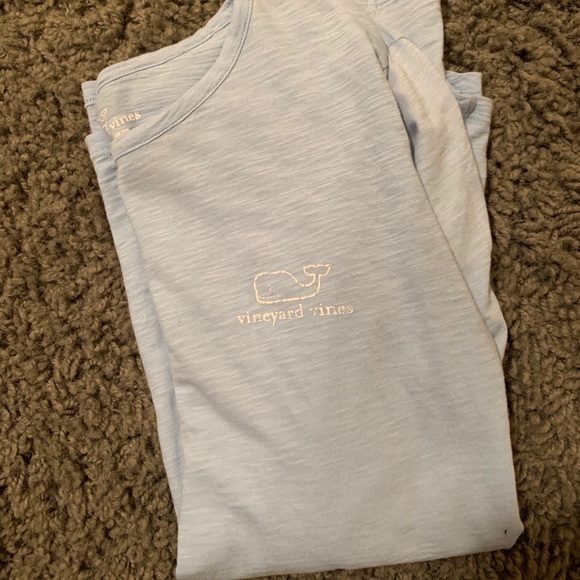 light blue vineyard vines long sleeve t shirt - Picture 2 of 2